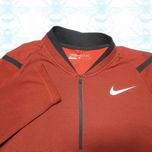 Nike Golf Orange Light Weight 1/4 Zip Long Sleeve Mens Size - XL
